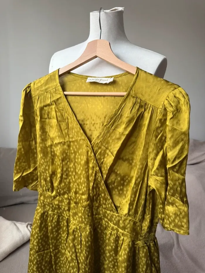 Jolie robe verte 40/L - photo numéro 2