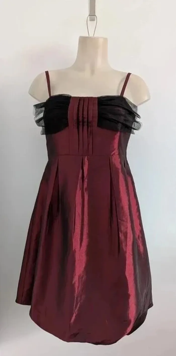 Robe satinée cocktail - Morgan - taille 40 - photo numéro 1