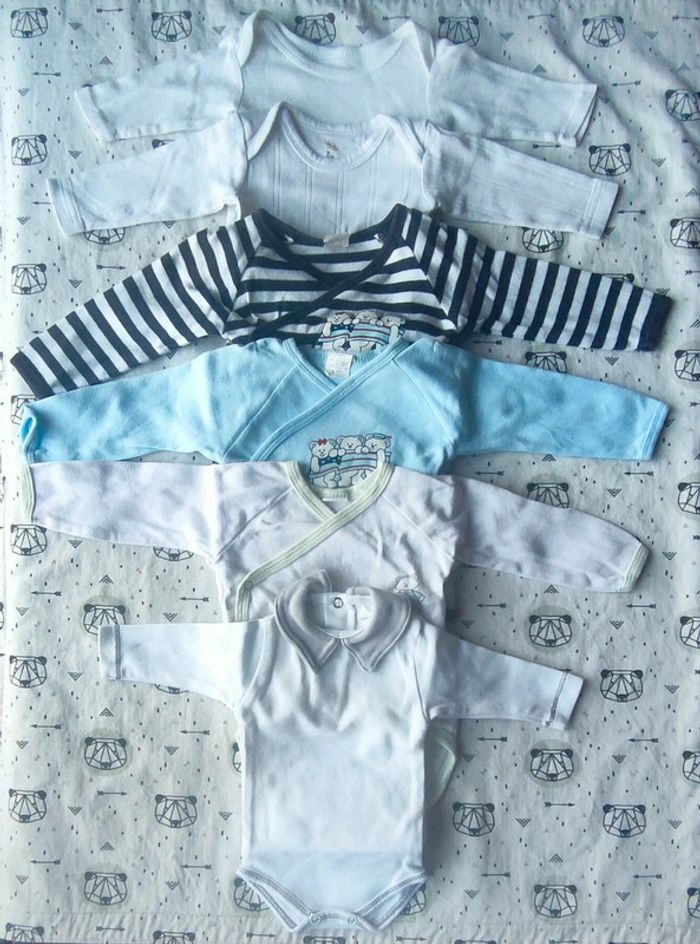 Lot de bodies ML fille taille 3 mois - photo numéro 2