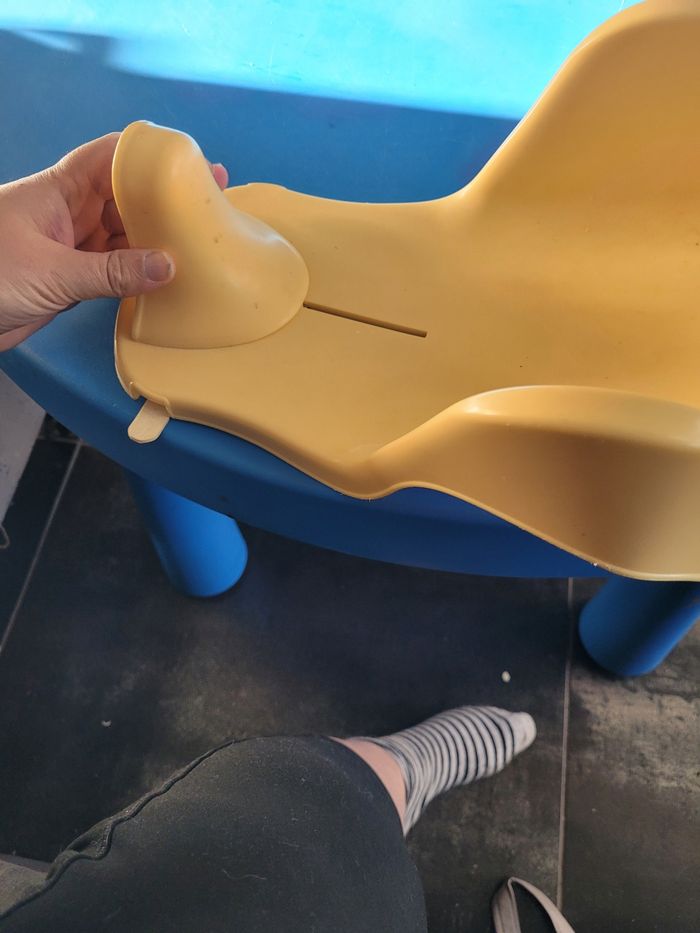 Transat de bain jaune - photo numéro 3