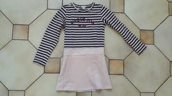 Robe rose et bleue  Luckykid  7 ans