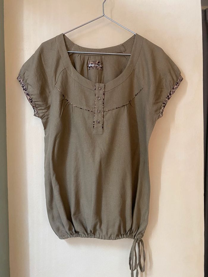 Blouse beige Mim T2 - photo numéro 2