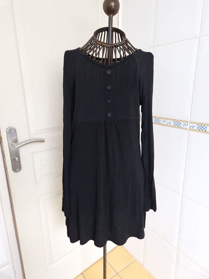 Jolie robe noir fluide femme fil d'écume taille M/38 - photo numéro 2