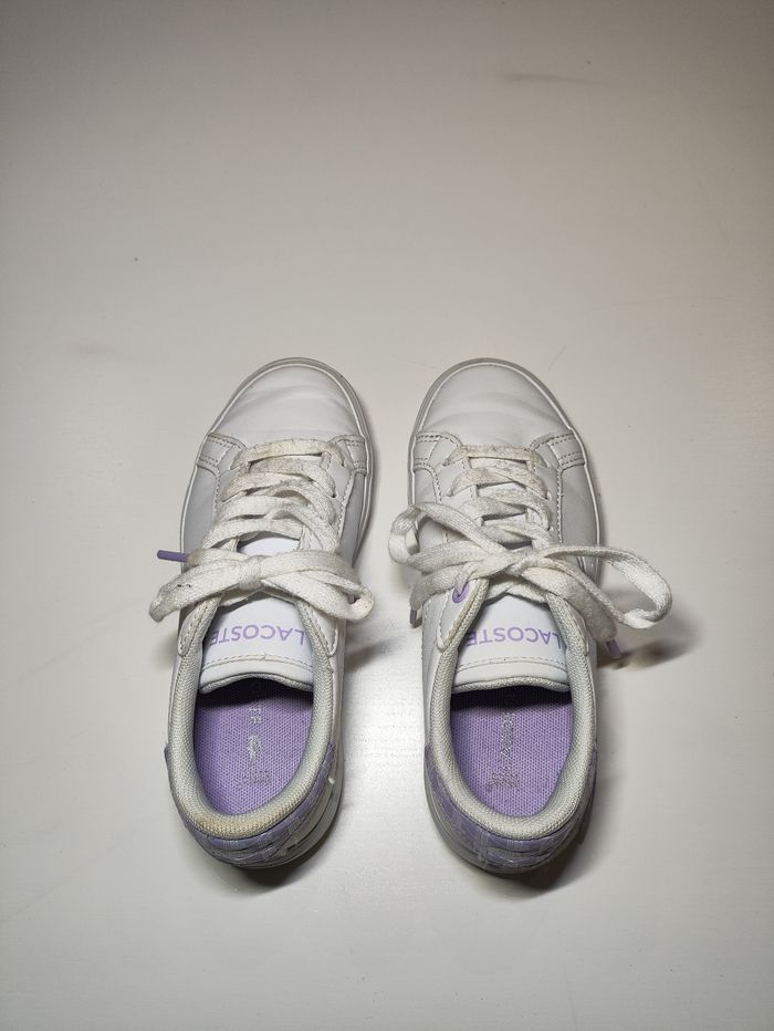 Lacoste Powercourt Signature Enfant Fille Violet Lila Taille 29 - photo numéro 7