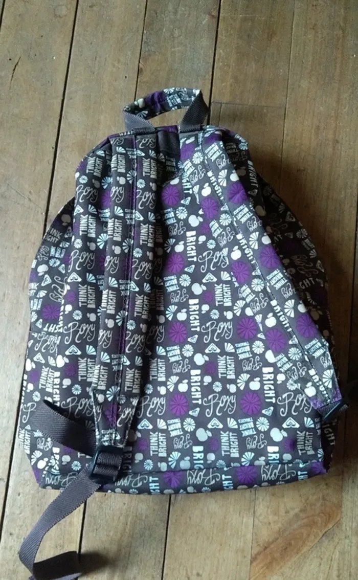Sac à dos Roxy kaki et violet - photo numéro 2
