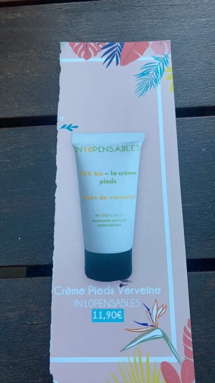 Crème pied verveine - photo numéro 3