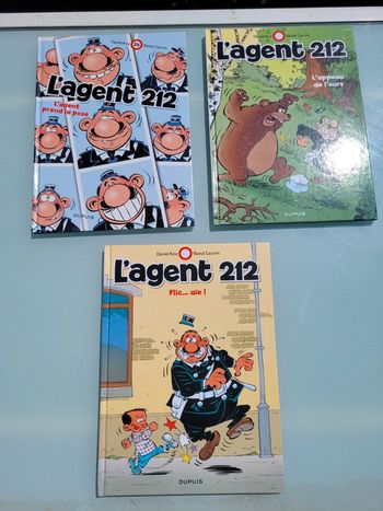 3 BD L'agent 212 : tomes 15, 16 et 25