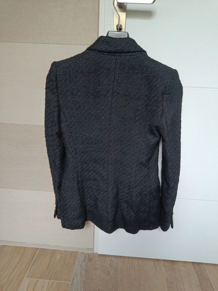 Veste Zara XS noire jamais portée - photo numéro 7