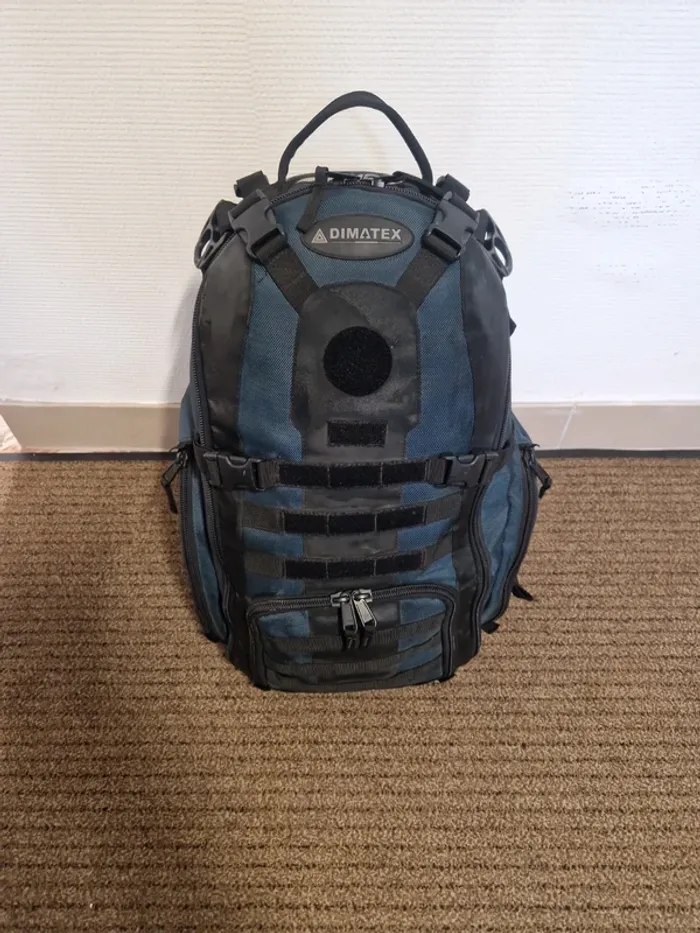 Sac Dimatex Braco XL bleu et noir 40L