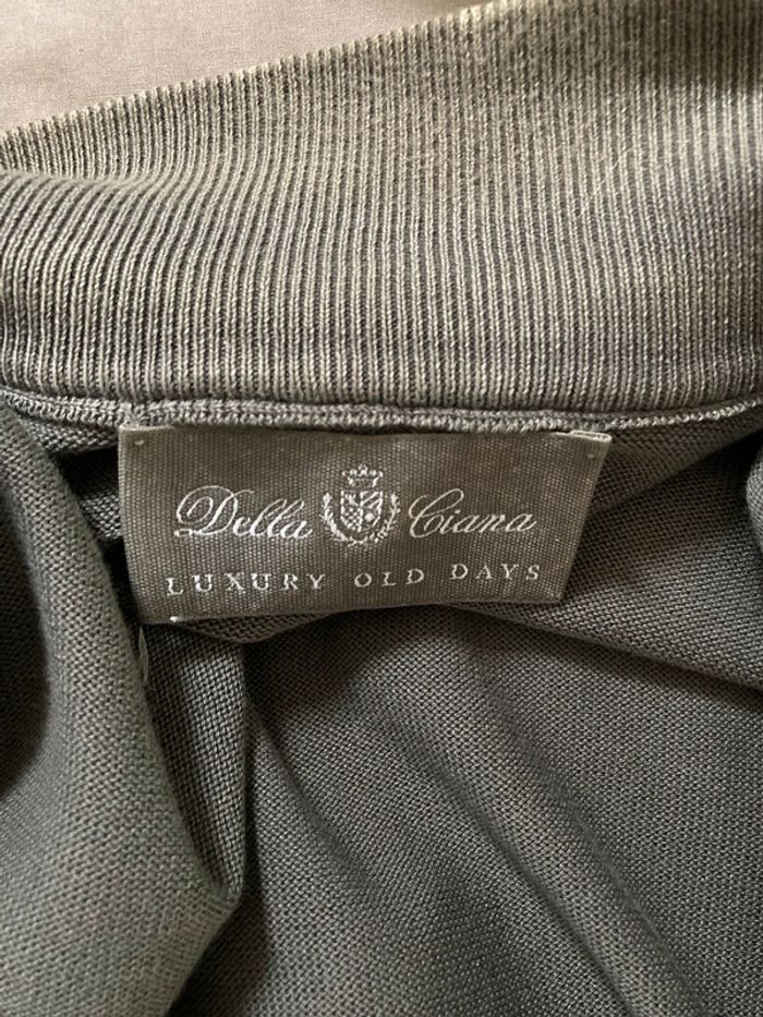 Magnifique gilet gris made in Italy || 100% coton || Della ciana - photo numéro 5