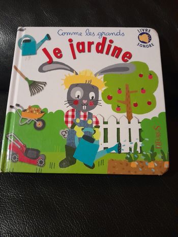 Livre sonore je jardine 