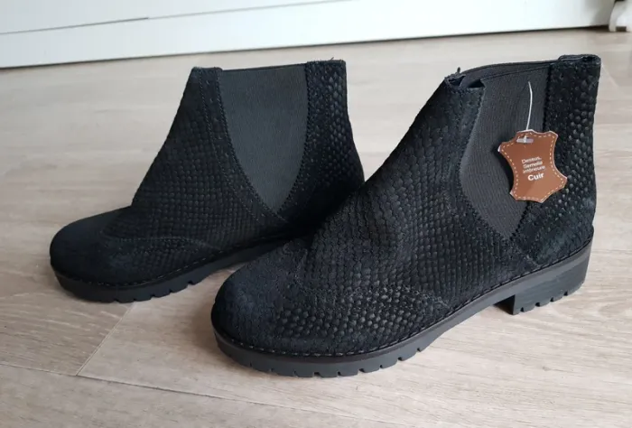 Bottines noires taille 36 Liberto - neuves - photo numéro 2