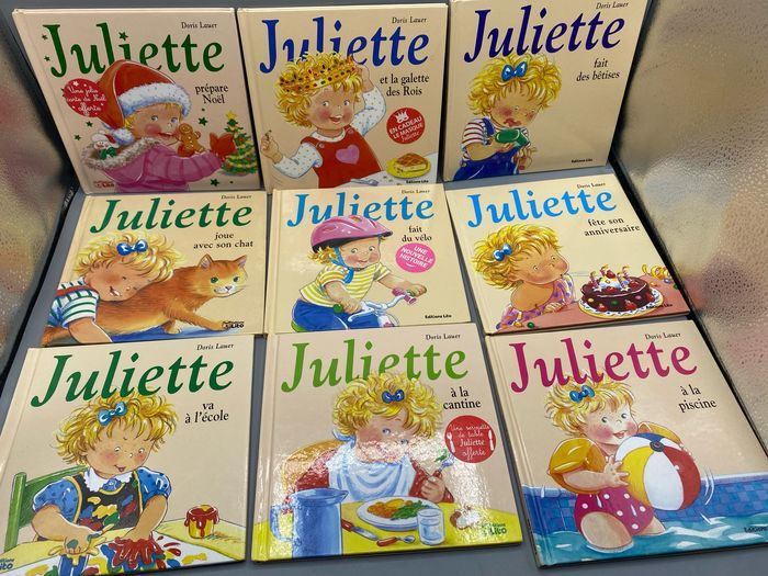 Lot  de 9  livres Juliette