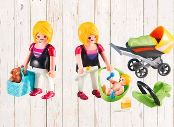 Playmobil 6447 Femme enceinte avec maman et bébé (2)