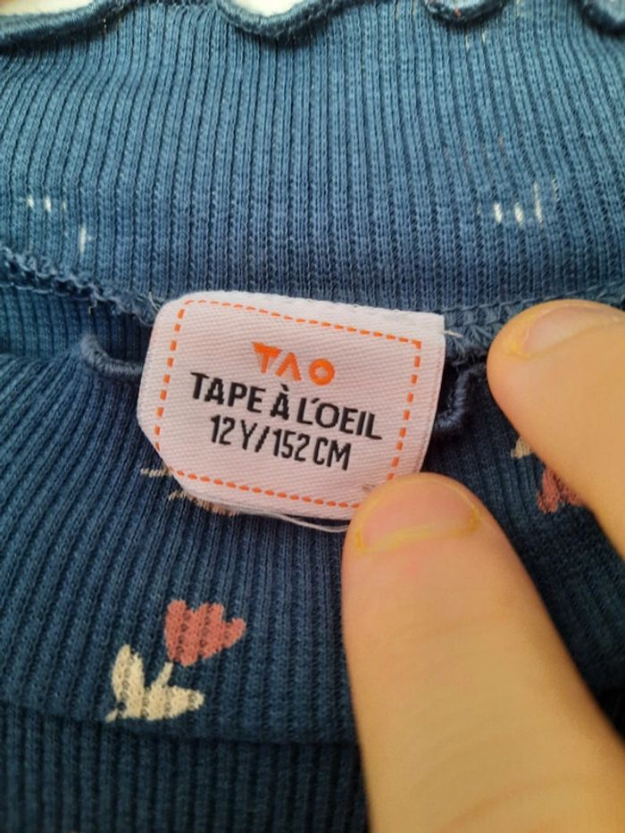 Tee shirt ml 12ans - photo numéro 3