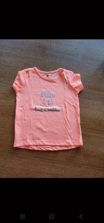 T shirt taille 18 mois