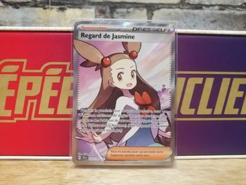 Carte Pokemon Regard de Jasmine Dresseur Full Art Étincelles Déferlantes