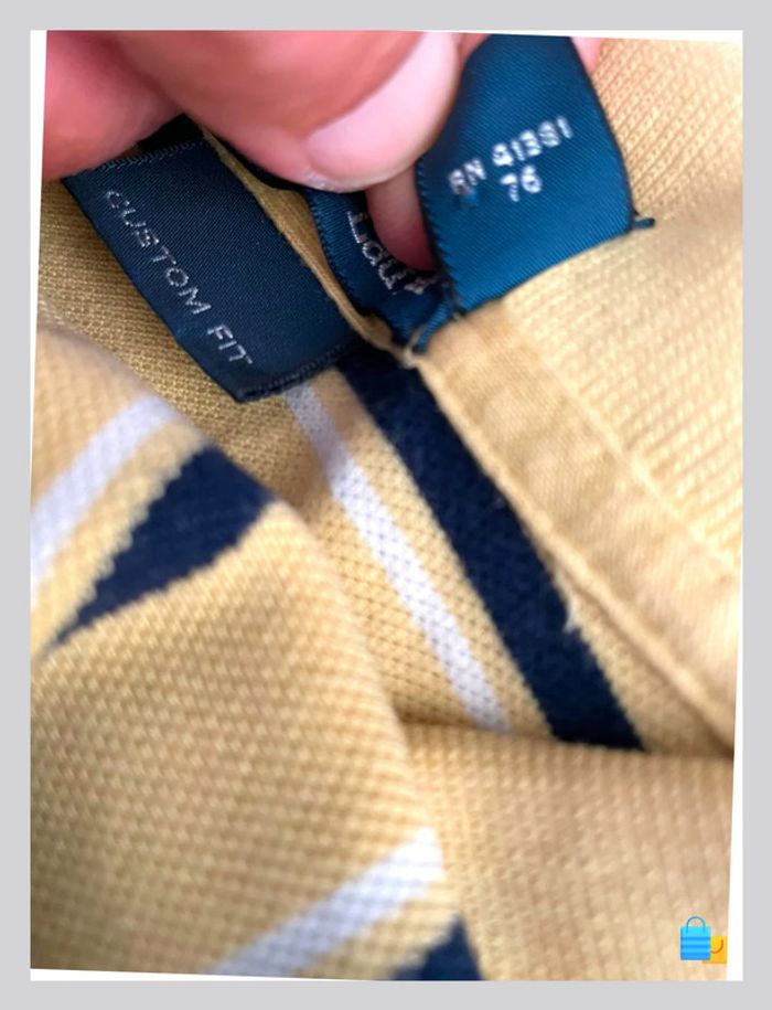 Polo Ralph Lauren – Homme – Taille XXL – Jaune – Très bon état - photo numéro 6