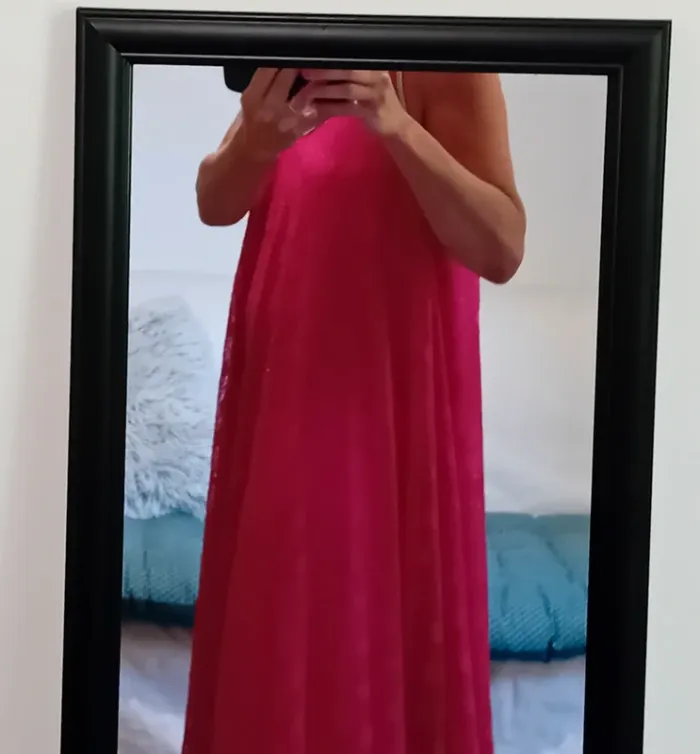 Robe dentelle fushia vintage love - photo numéro 4