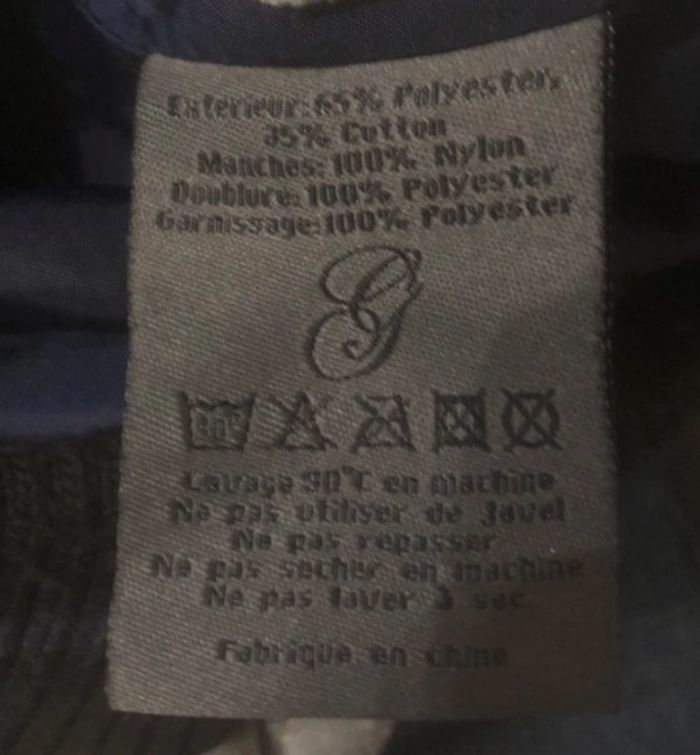 Veste matelassée »Gertrude »bleu marine et grise - photo numéro 8