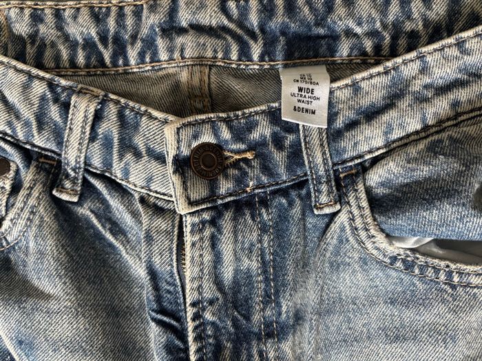 Pantalon denim hm - photo numéro 3