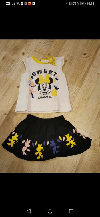 Ensemble Minnie 9 mois