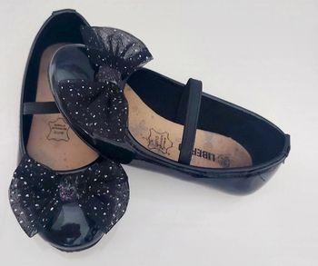 Ballerine noir verni