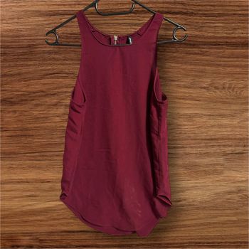 Débardeur sans manche bordeaux, Stradivarius, neuf - 36/S