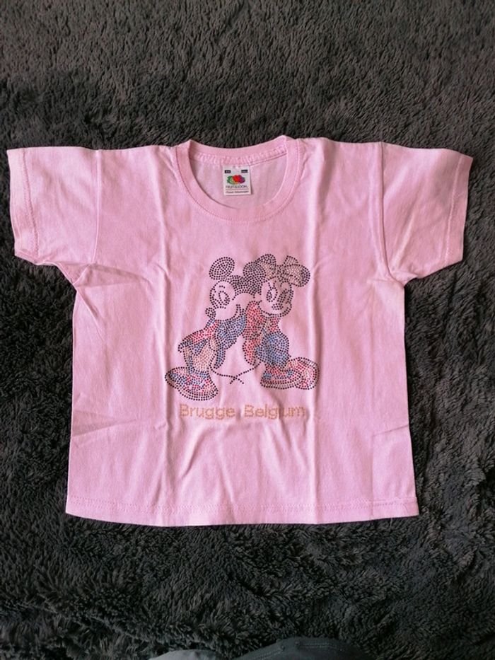 Tee-shirt Mickey et Minnie 3/4ans