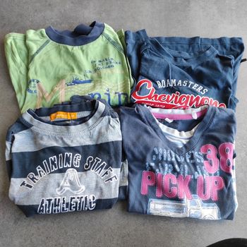 Lot de 4 tee-shirts manches longues garçons