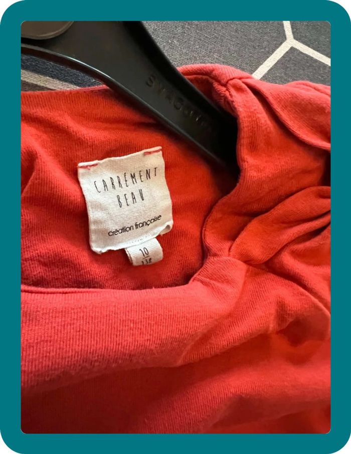 T-shirt 10 ans Carrément Beau détails épaules - photo numéro 7