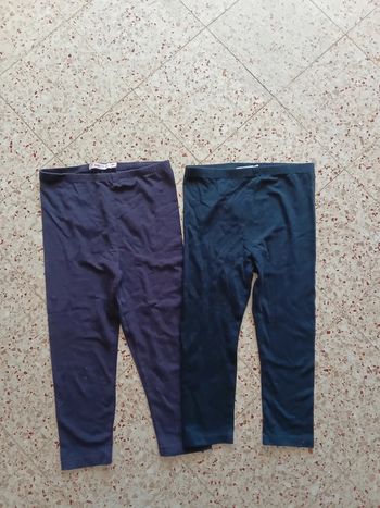 2 leggings court 8 ans