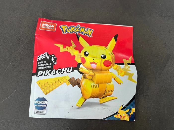 MEGA Construx Pokemon Pikachu à Construire, Jeu de Briques de Construction - photo numéro 3