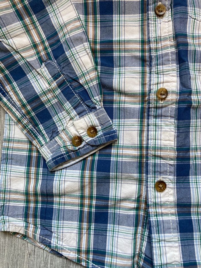 Chemise à carreaux 92cm - photo numéro 3