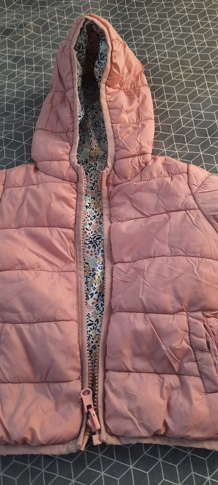 Blouson réversible 12 mois fille - photo numéro 3