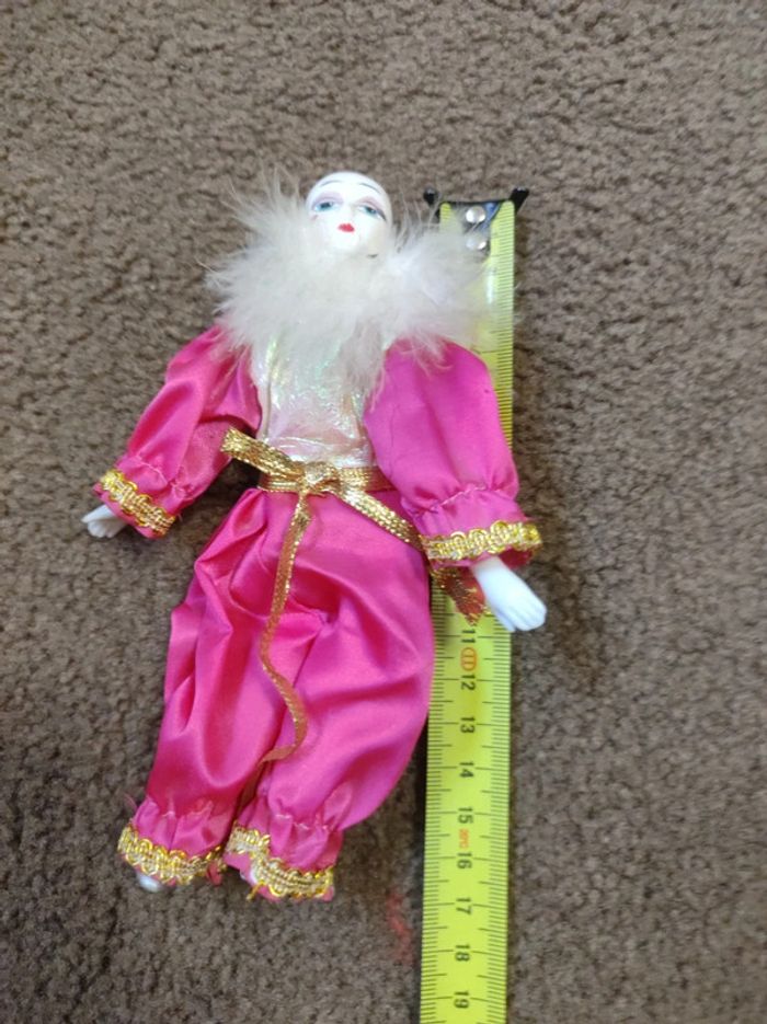 Poupée porcelaine Pierrot - photo numéro 2