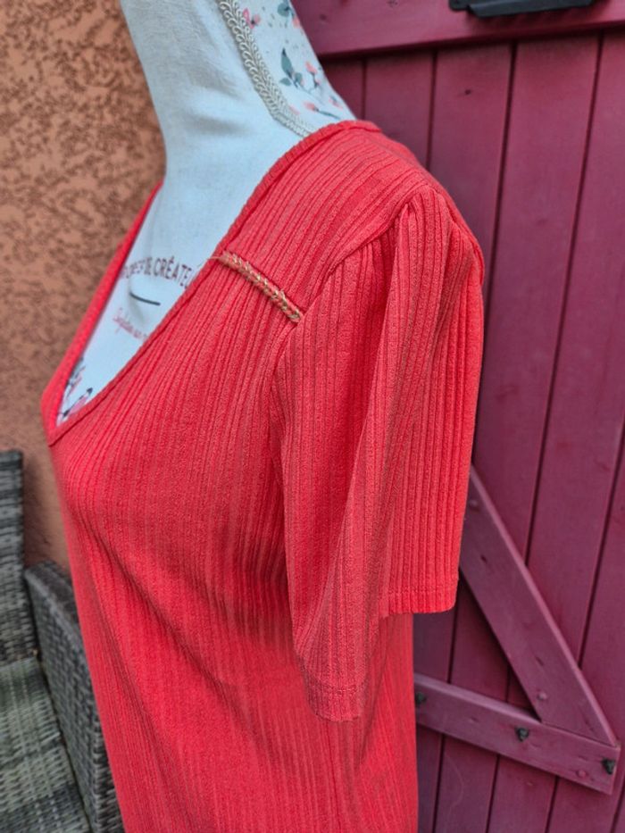 Tee-shirt à manches courtes pour femme T. M - photo numéro 3