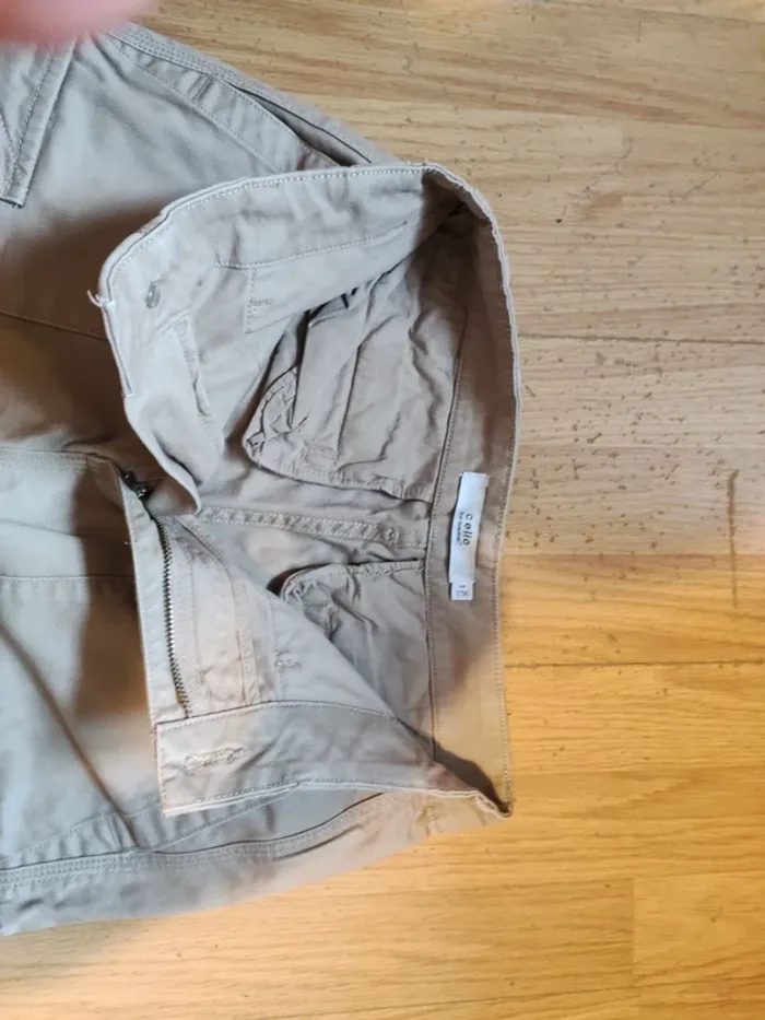 Pantalon cargo Celio beige - photo numéro 6