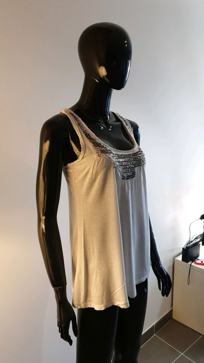 Debardeur blanc leger - photo numéro 2