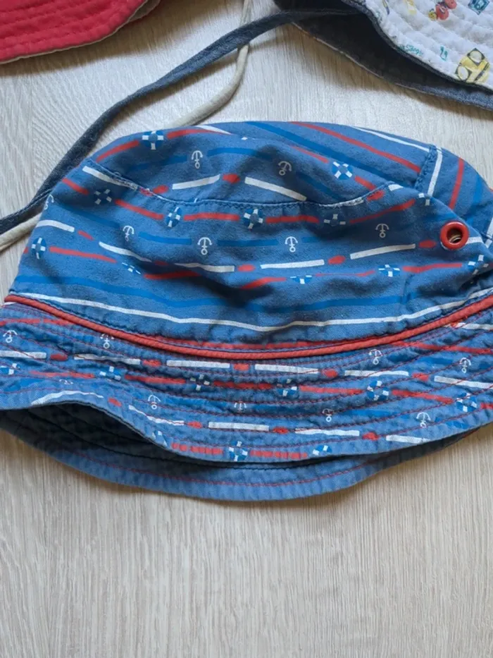 Lot de 3 bobs réversibles pour bébé 6 mois - photo numéro 7