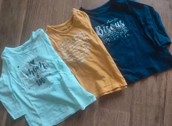 Lot de t shirt ML 9 mois