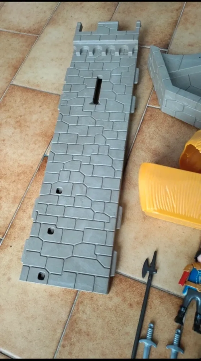 Playmobil 6006 chevalier du lion impérial plus pièces château fort - photo numéro 5