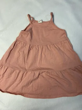 Robe bretelle rose clair