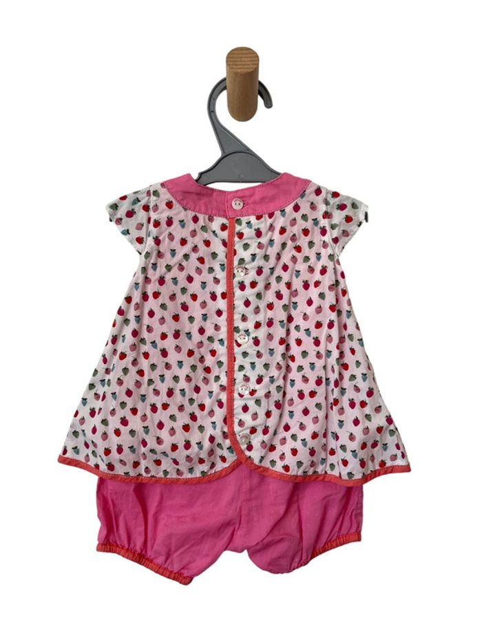 LOT / Ensemble Kenzo Kids imprimé fraises (combishort + cardigan) - 3 mois (60cm) - photo numéro 8