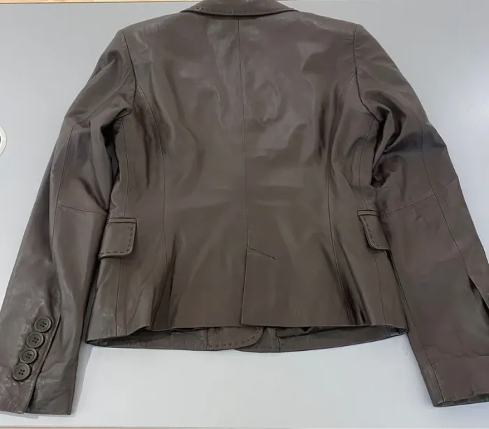 Veste en cuir véritable - photo numéro 5