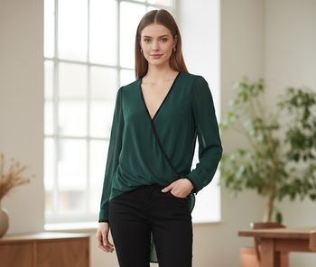 Tunique vert sapin taille s