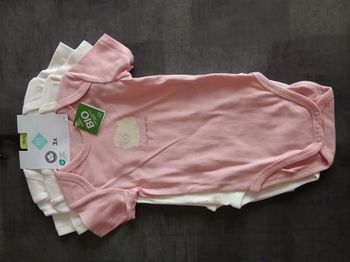 lot 3 bodies fille mouton manches courtes tex baby 81 cm 18 mois 