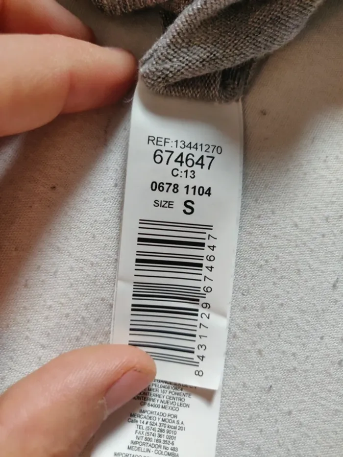 Robe pull Mango grise taille S - photo numéro 9