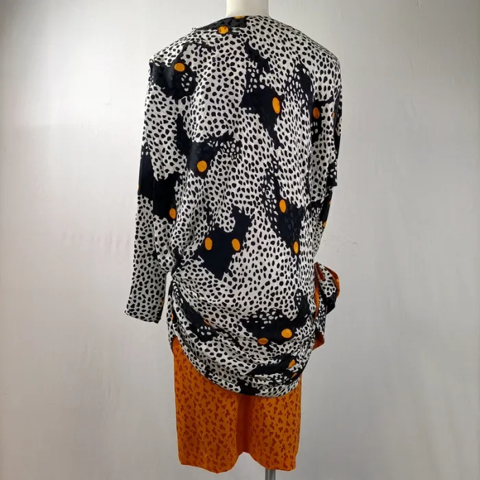 Robe haute couture vintage année 80 - Réty - T 40 estimé A1090 - photo numéro 8