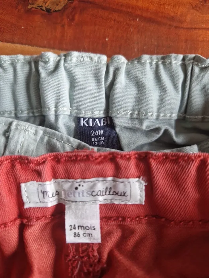Lot de 2 pantalons 24mois - photo numéro 3